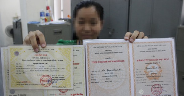 Làm bằng cấp 3 giá rẻ: Thực trạng và rủi ro