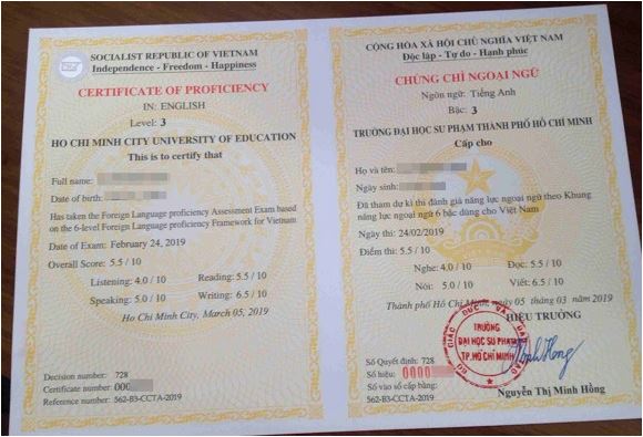 Đơn vị làm chứng chỉ anh văn chuẩn châu Âu tại Hà Nội A2B1B2 tại Hà Nội