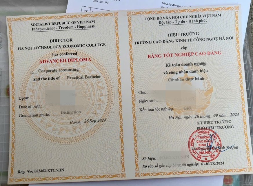 Chi Phí Làm Bằng Cao Đẳng năm 2026: Bảng Giá Chi Tiết